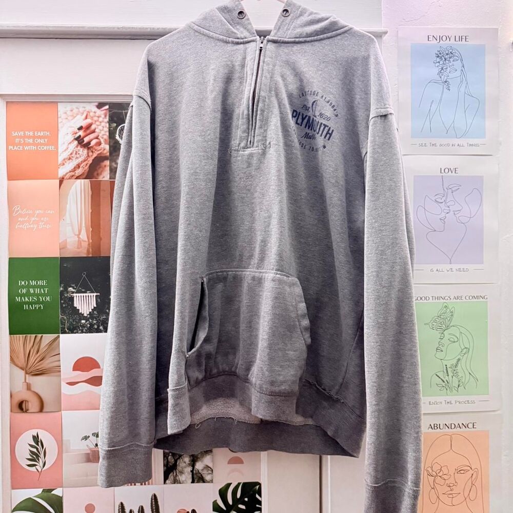 Soft-as-a-grape Women's Grey Hoodie